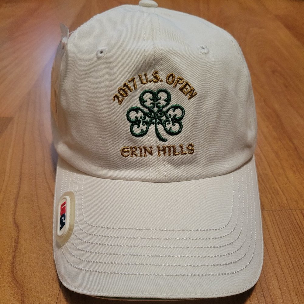 Never worn! 2017 U. S. Open Erin Hills USGA Member hat with souvenir token